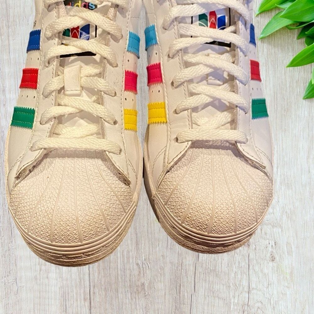 Adidas Shell Toe Super Star C kids size 4.5 - Picture 7 of 11
